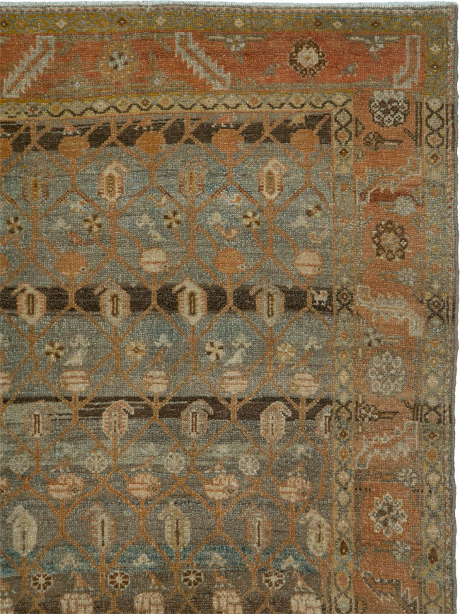 Vintage Persian Malayer Gallery Carpet, No.24555 - Galerie Shabab
