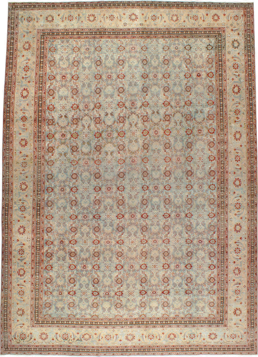 Antique Persian Tabriz Carpet, No.24559 - Galerie Shabab