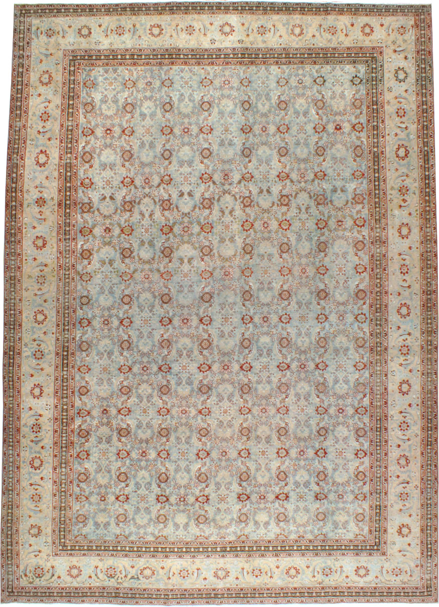 Antique Persian Tabriz Carpet, No.24559 - Galerie Shabab