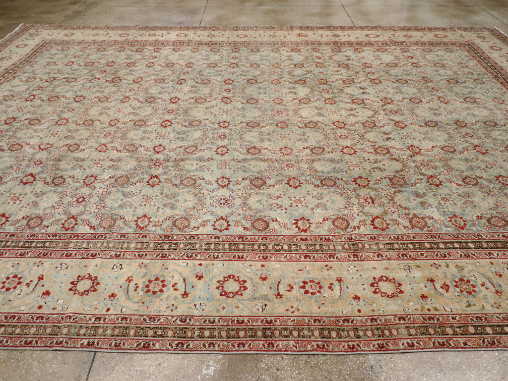 Antique Persian Tabriz Carpet, No.24559 - Galerie Shabab