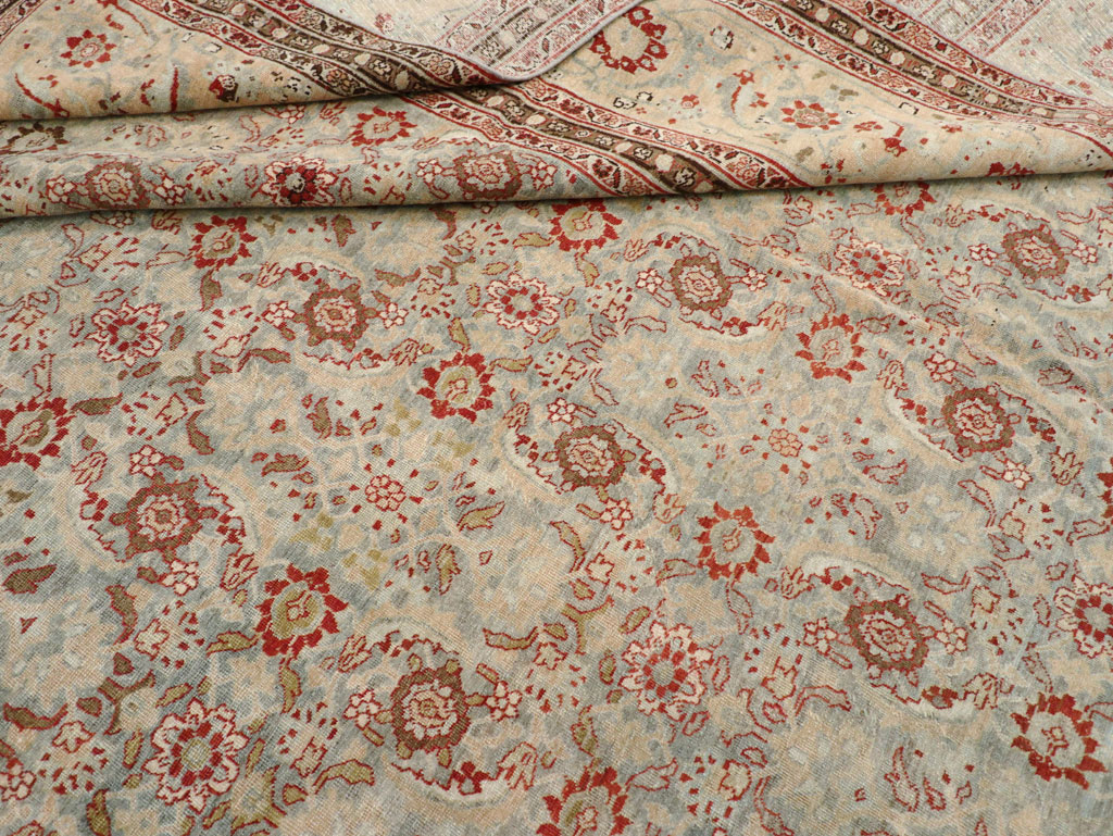 Antique Persian Tabriz Carpet, No.24559 - Galerie Shabab