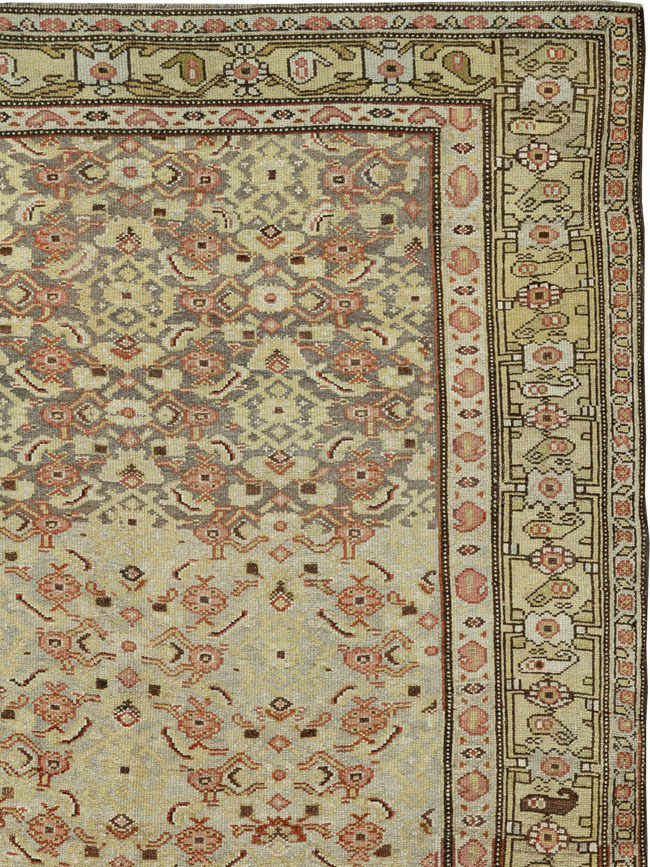 Antique Persian Kurd Accent Rug, No.24560 - Galerie Shabab