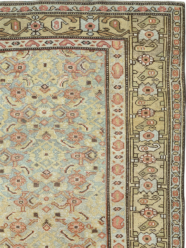 Antique Persian Kurd Accent Rug, No.24560 - Galerie Shabab