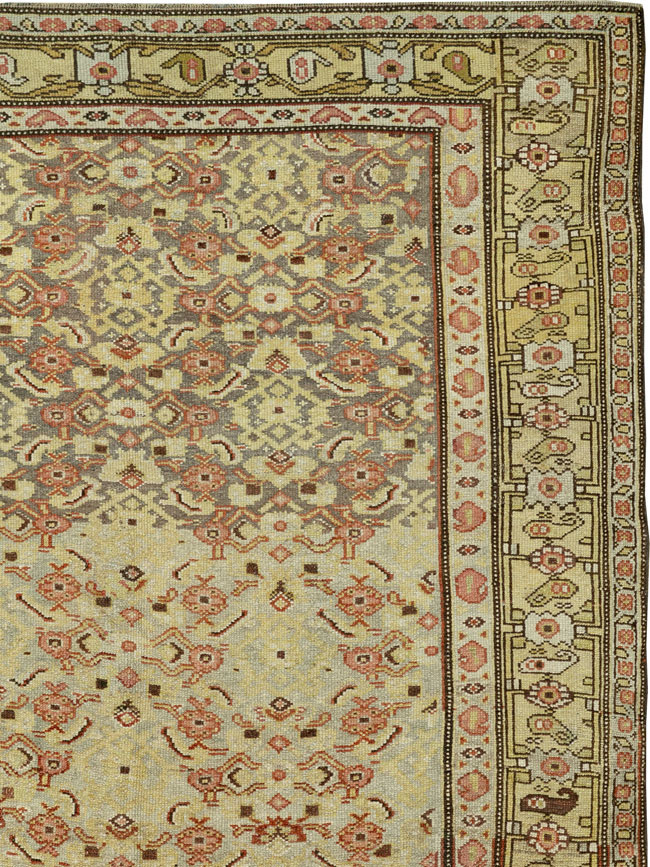 Antique Persian Kurd Accent Rug, No.24560 - Galerie Shabab