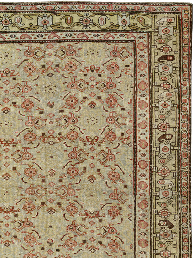 Antique Persian Kurd Accent Rug, No.24560 - Galerie Shabab