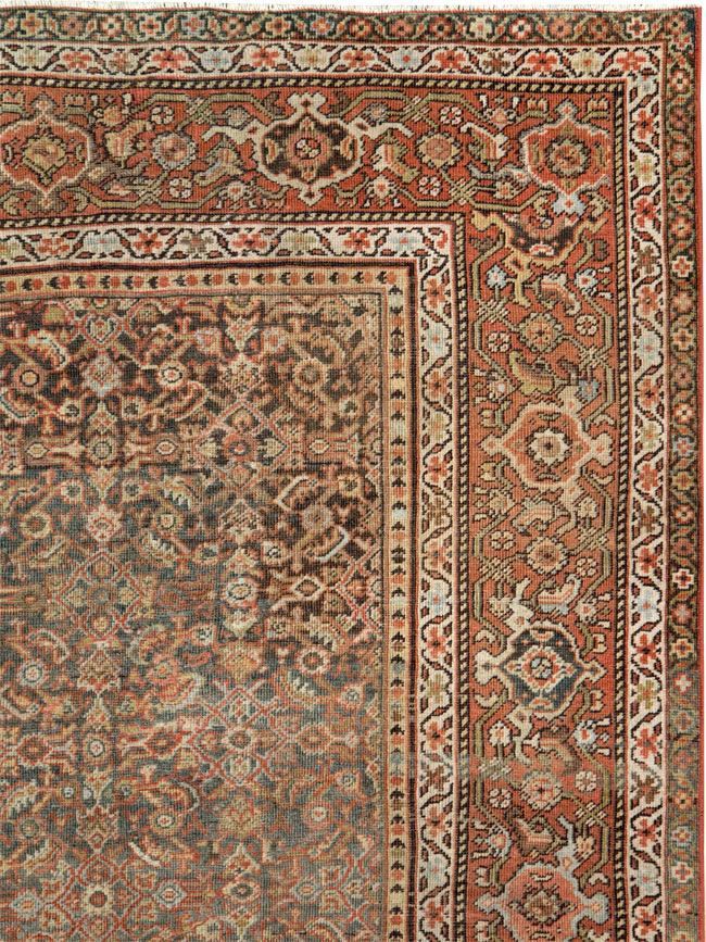 Antique Persian Mahal Carpet, No.24566 - Galerie Shabab