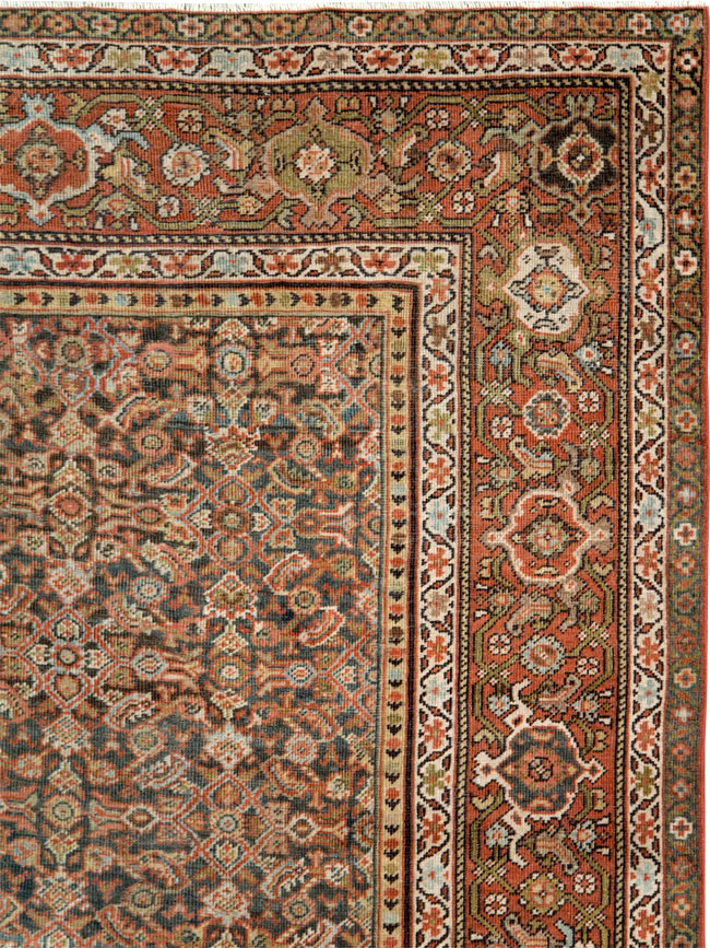 Antique Persian Mahal Carpet, No.24566 - Galerie Shabab