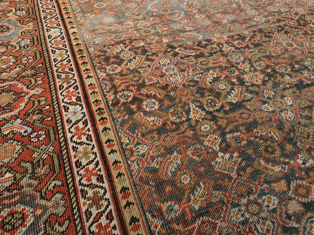 Antique Persian Mahal Carpet, No.24566 - Galerie Shabab