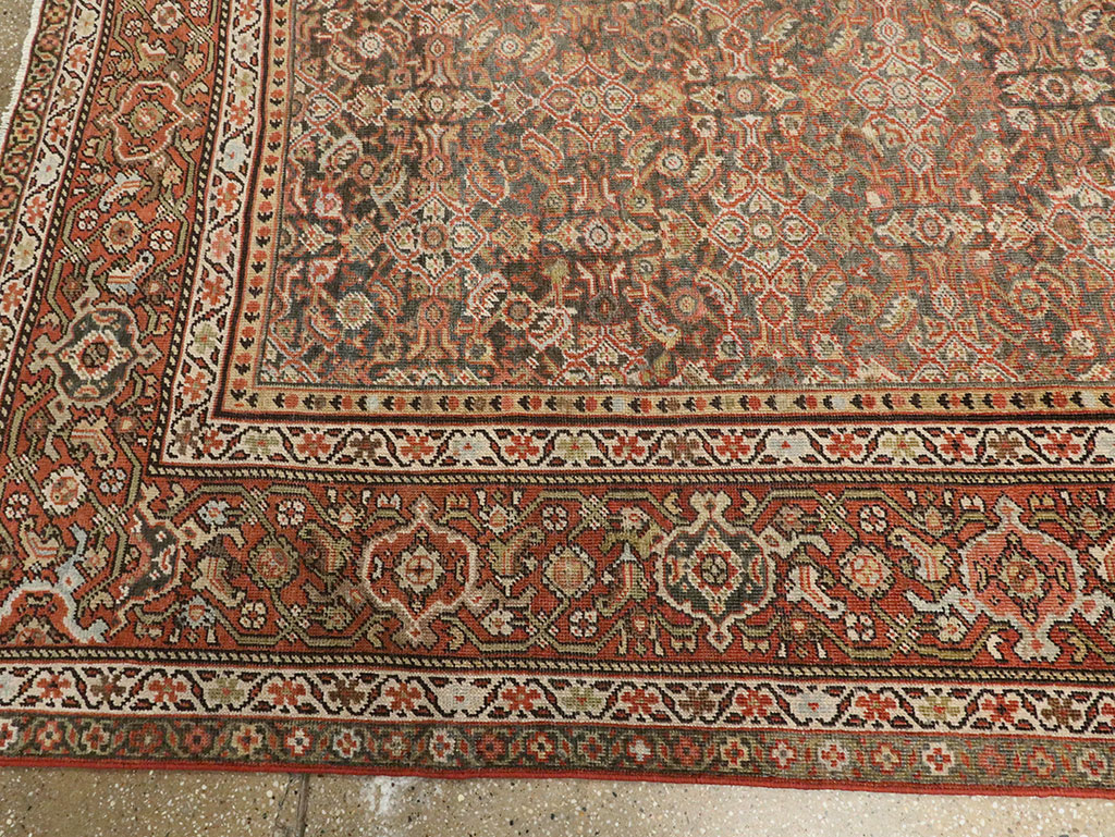 Antique Persian Mahal Carpet, No.24566 - Galerie Shabab