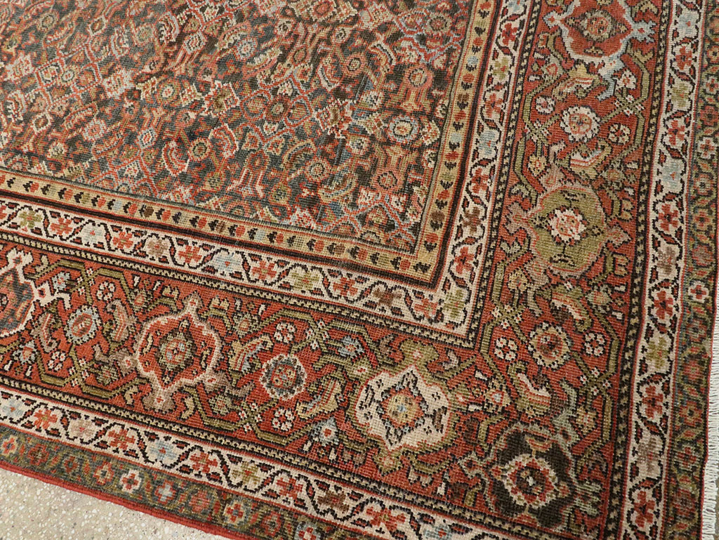 Antique Persian Mahal Carpet, No.24566 - Galerie Shabab