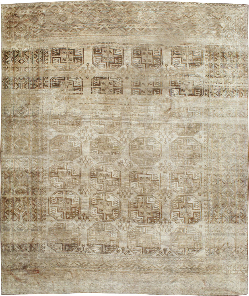 Vintage Central Asian Turkoman Carpet, No.24568 - Galerie Shabab