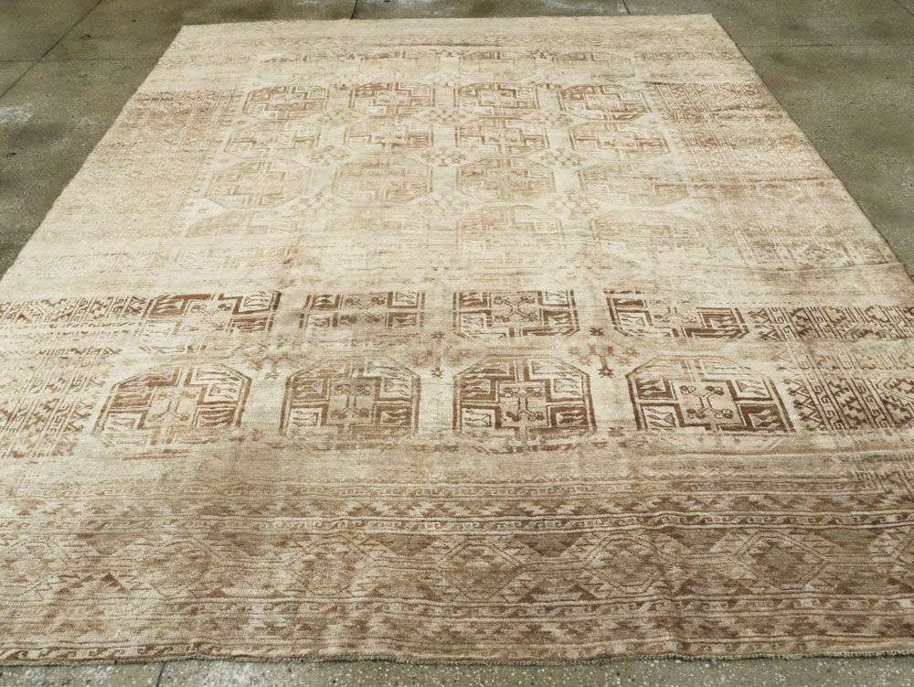 Vintage Central Asian Turkoman Carpet, No.24568 - Galerie Shabab