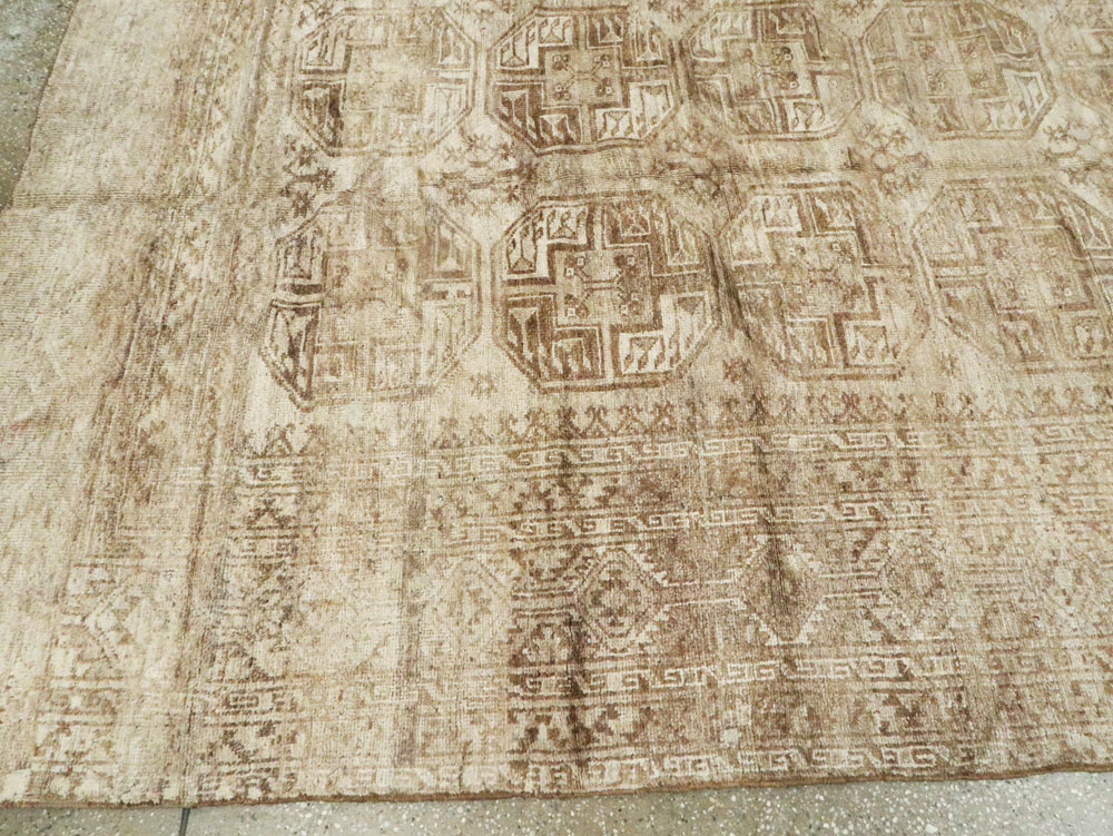 Vintage Central Asian Turkoman Carpet, No.24568 - Galerie Shabab