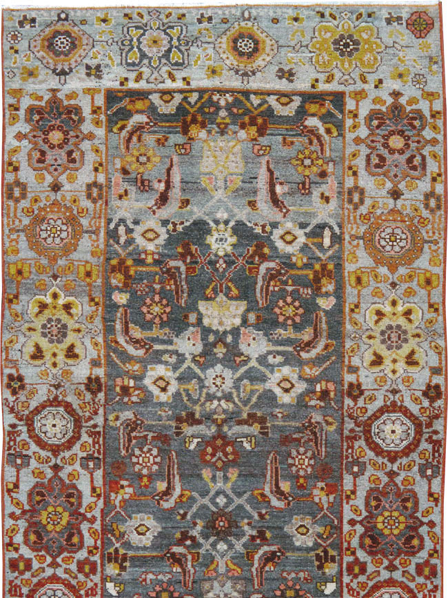 Vintage Persian Malayer Runner, No.24571 - Galerie Shabab