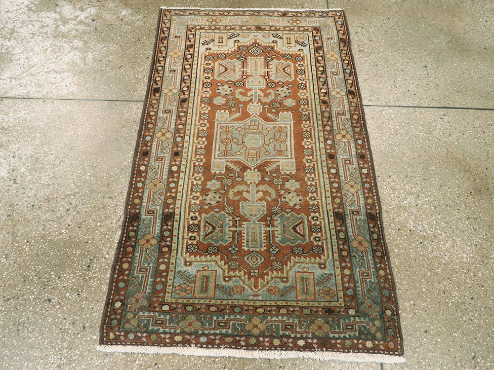 Vintage Persian Malayer Rug, No.24577 - Galerie Shabab