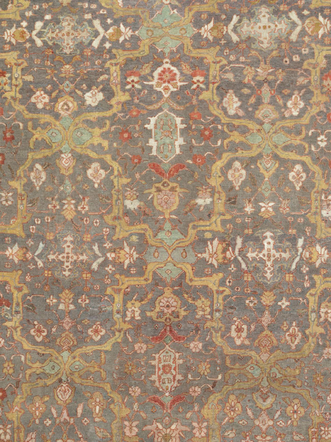 Antique Persian Mahal Carpet, No.24580 - Galerie Shabab