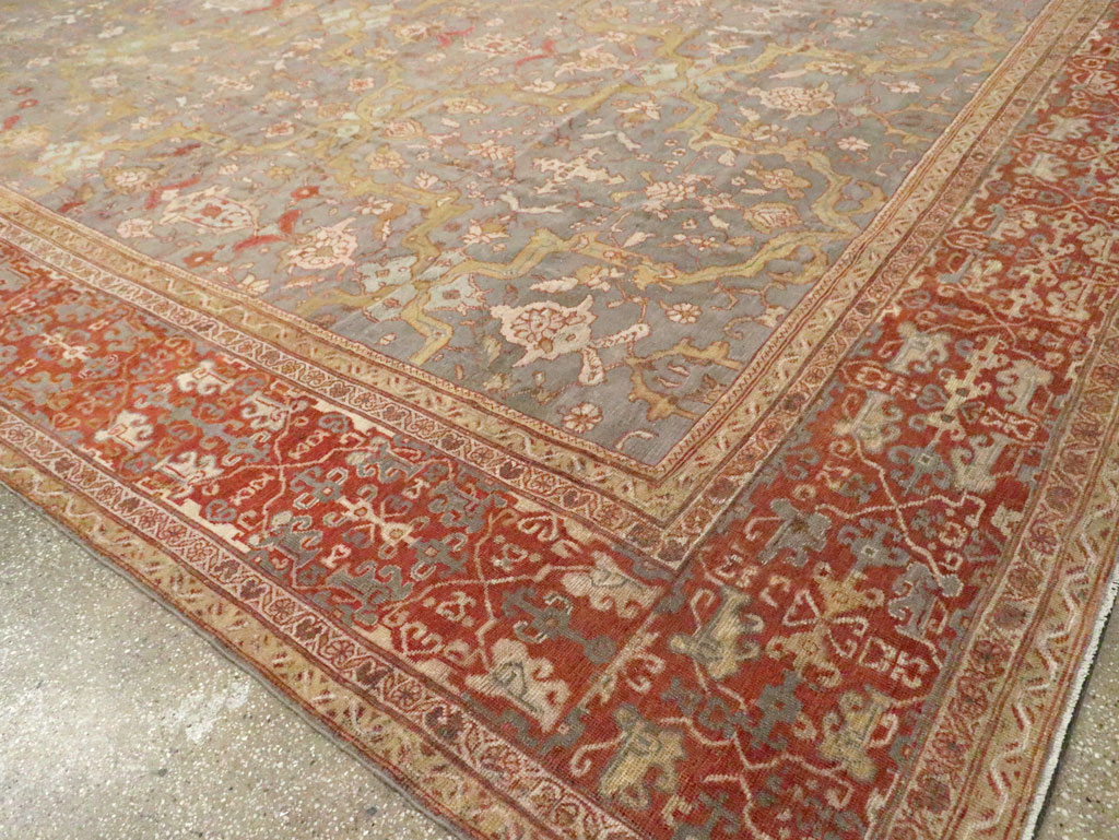 Antique Persian Mahal Carpet, No.24580 - Galerie Shabab