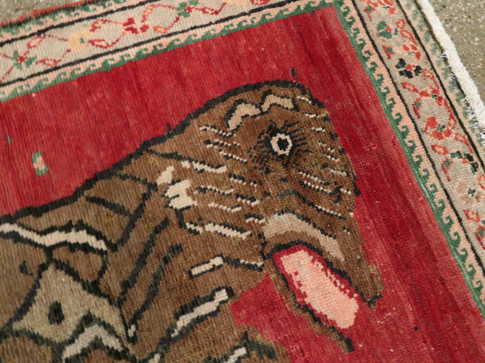 Antique Caucasian Karabagh Pictorial Rug, No.24589 - Galerie Shabab