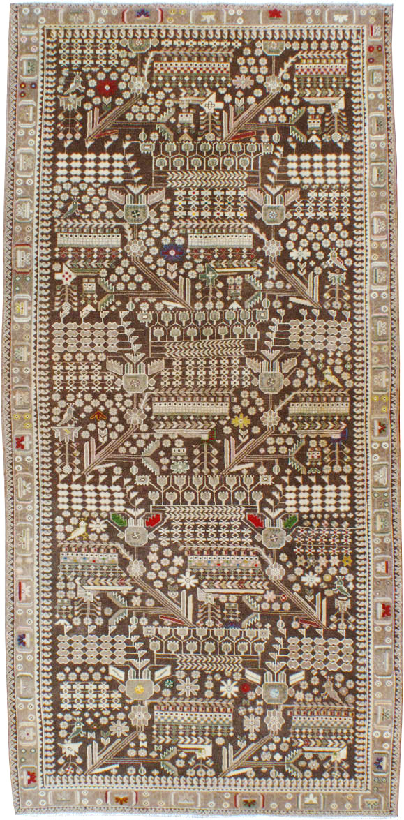 Vintage Persian Malayer Carpet, No.24592 - Galerie Shabab