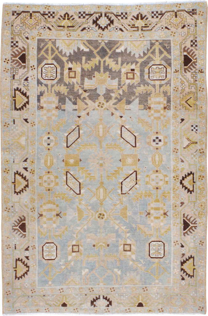 Vintage Persian Malayer Rug, No.24594 - Galerie Shabab