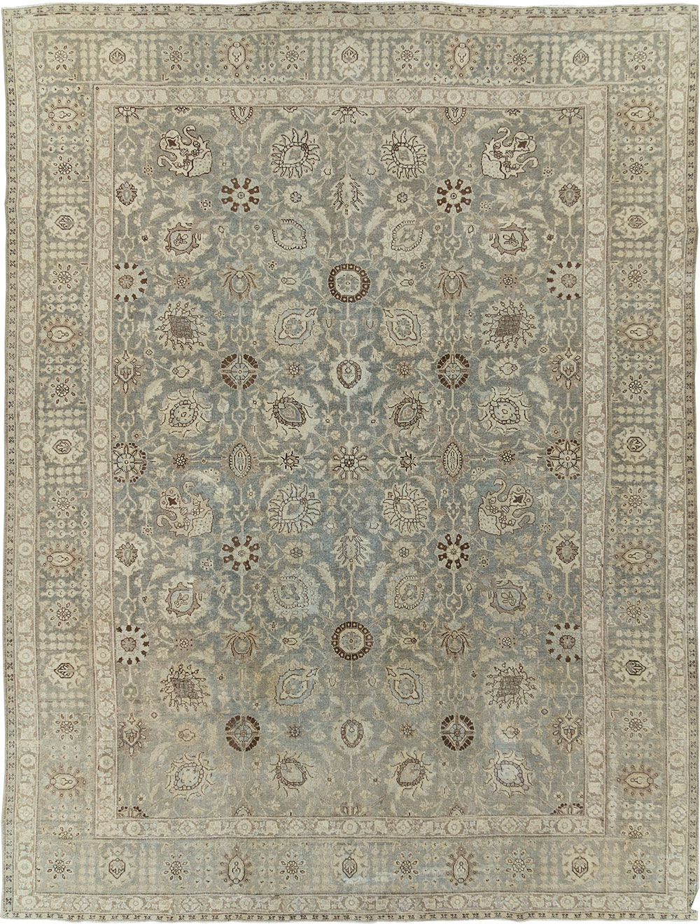 Antique Persian Tabriz Room Size Carpet, No.24597 - Galerie Shabab