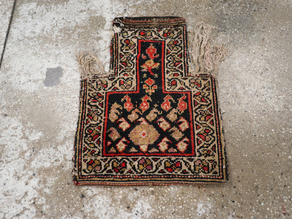 Vintage Persian Kurdish Salt Bag (Namakdan), No.24618 - Galerie Shabab