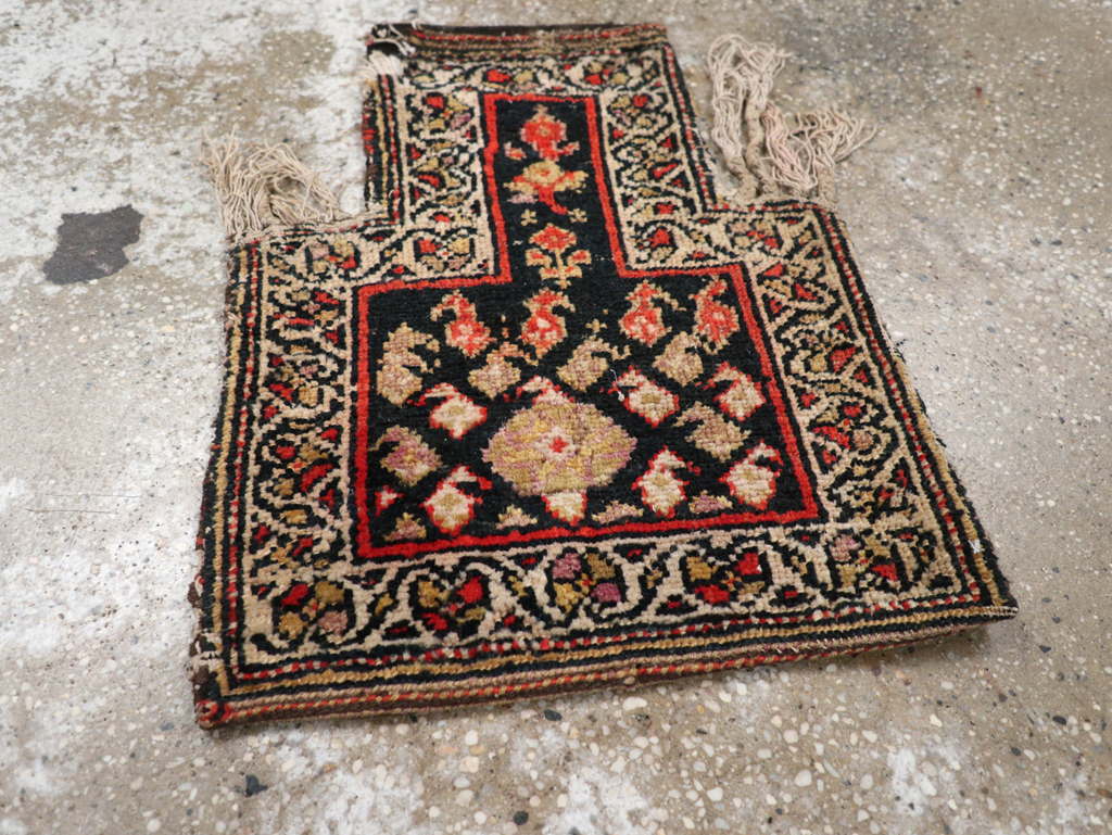 Vintage Persian Kurdish Salt Bag (Namakdan), No.24618 - Galerie Shabab