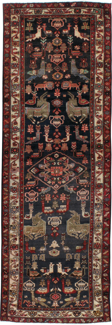 Antique Persian Malayer Runner, No.24619 - Galerie Shabab