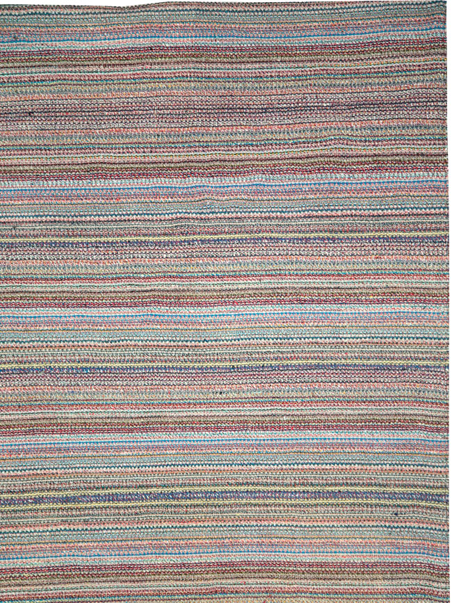 Vintage Persian Flatweave, No.24630 - Galerie Shabab