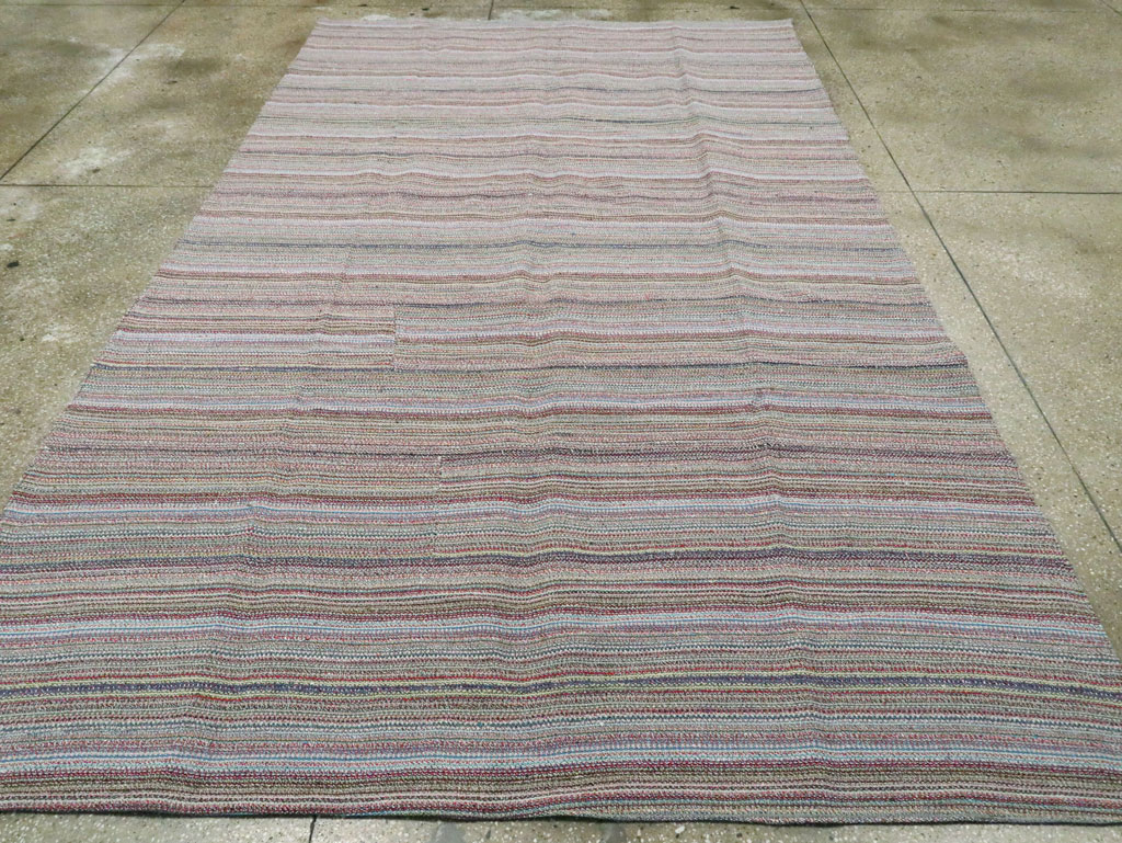 Vintage Persian Flatweave, No.24630 - Galerie Shabab