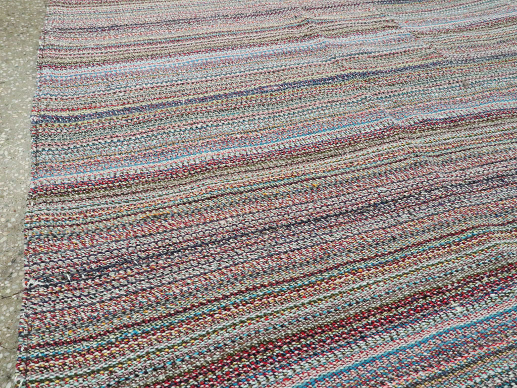 Vintage Persian Flatweave, No.24630 - Galerie Shabab