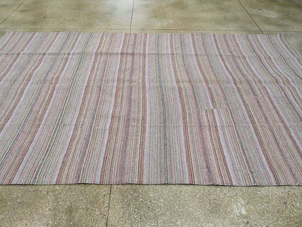 Vintage Persian Flatweave, No.24630 - Galerie Shabab