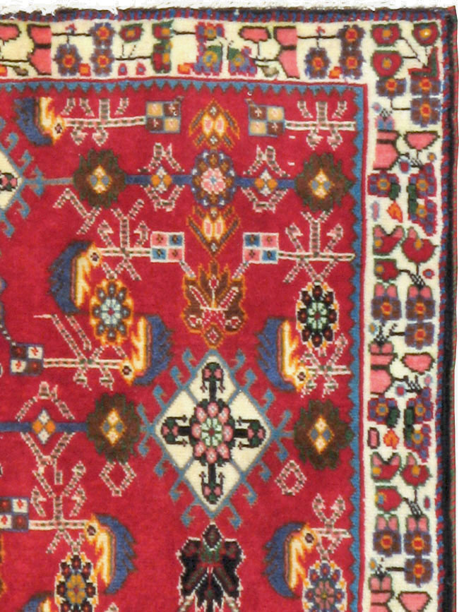 Vintage Persian Shiraz Square Rug (Pair: 3 of 4), No.24645 - Galerie Shabab