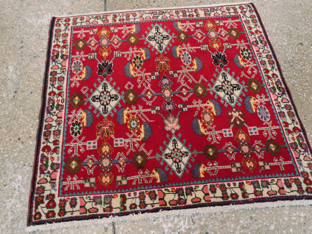 Vintage Persian Shiraz Square Rug (Pair: 3 of 4), No.24645 - Galerie Shabab