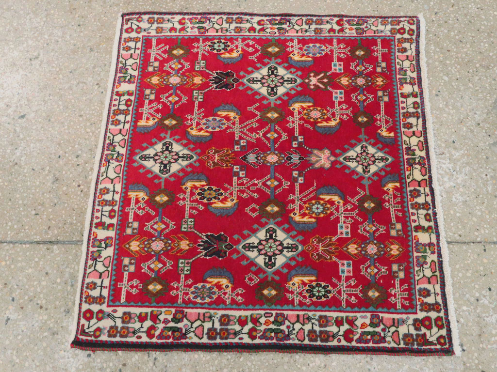 Vintage Persian Shiraz Square Rug (Pair: 3 of 4), No.24645 - Galerie Shabab