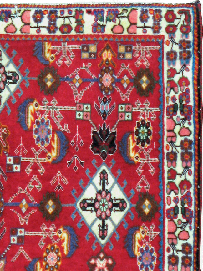 Vintage Persian Shiraz Square Rug (Pair: 4 of 4), No.24646 - Galerie Shabab