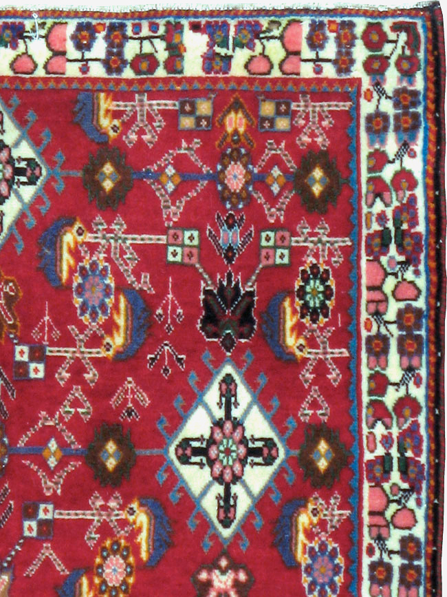 Vintage Persian Shiraz Square Rug (Pair: 4 of 4), No.24646 - Galerie Shabab