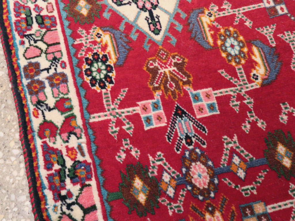 Vintage Persian Shiraz Square Rug (Pair: 4 of 4), No.24646 - Galerie Shabab
