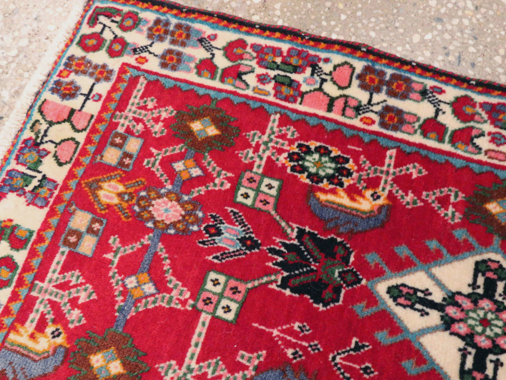 Vintage Persian Shiraz Square Rug (Pair: 4 of 4), No.24646 - Galerie Shabab