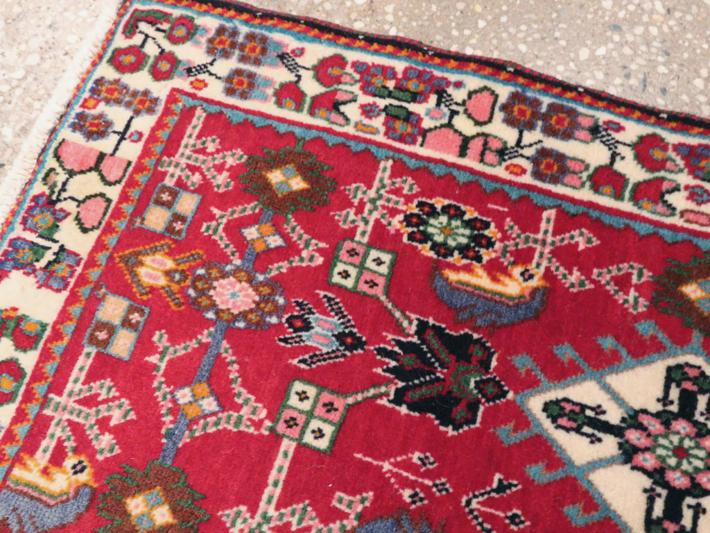 Vintage Persian Shiraz Square Rug (Pair: 4 of 4), No.24646 - Galerie Shabab