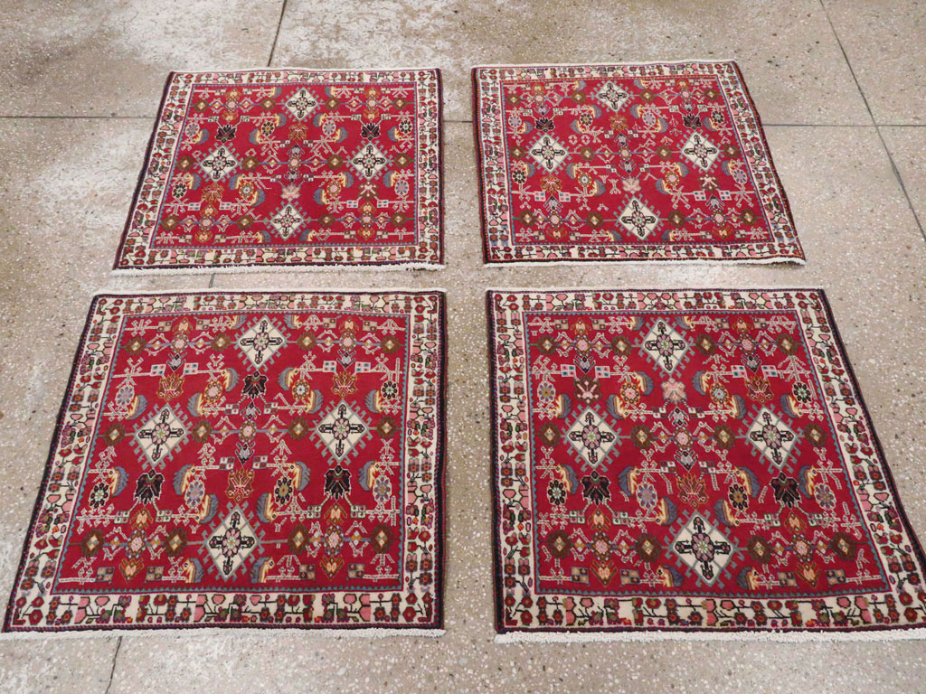 Vintage Persian Shiraz Square Rug (Pair: 4 of 4), No.24646 - Galerie Shabab