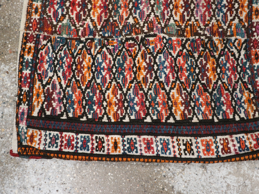 Vintage Persian Kurdish Saddlebag (Khorjin), No.24647 - Galerie Shabab