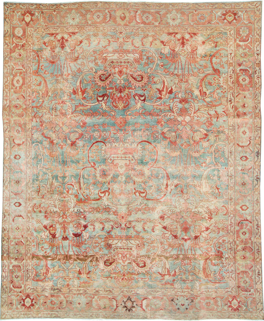Antique Persian Mahal Carpet, No.24654 - Galerie Shabab