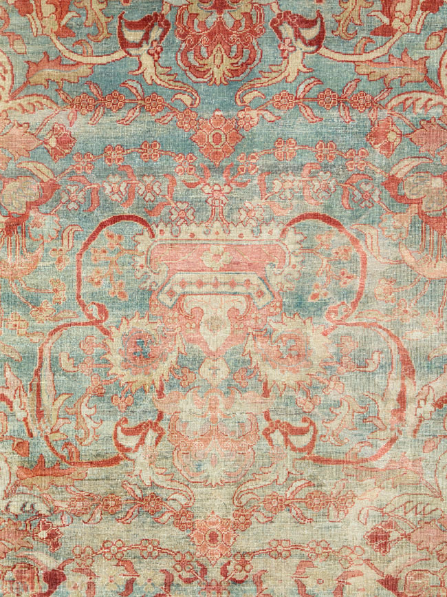 Antique Persian Mahal Carpet, No.24654 - Galerie Shabab