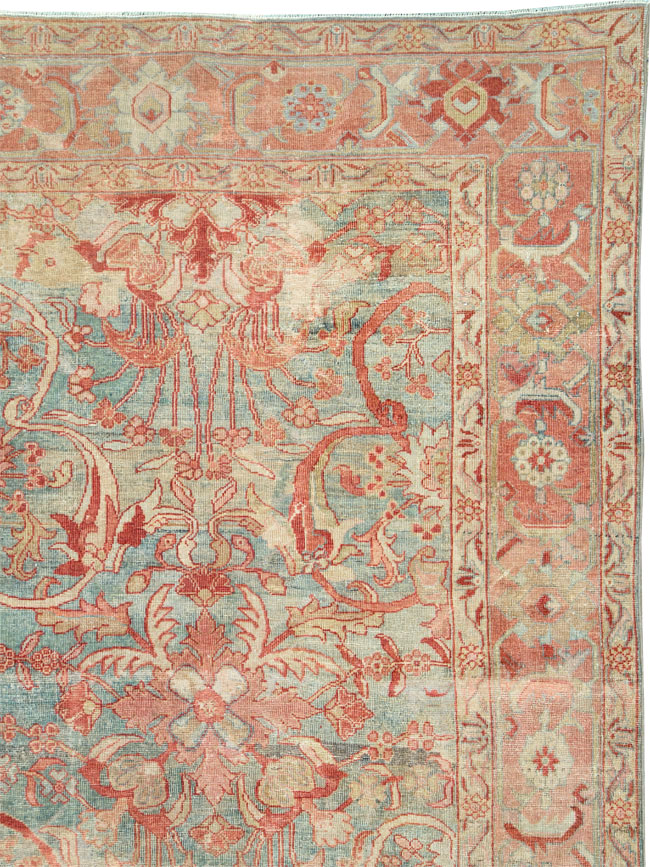 Antique Persian Mahal Carpet, No.24654 - Galerie Shabab