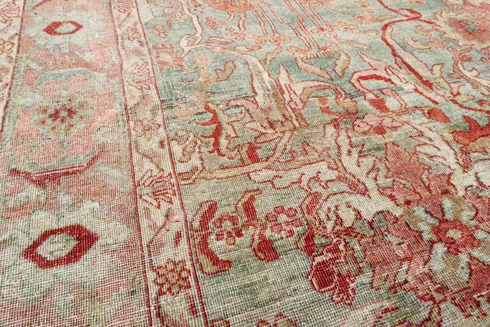 Antique Persian Mahal Carpet, No.24654 - Galerie Shabab