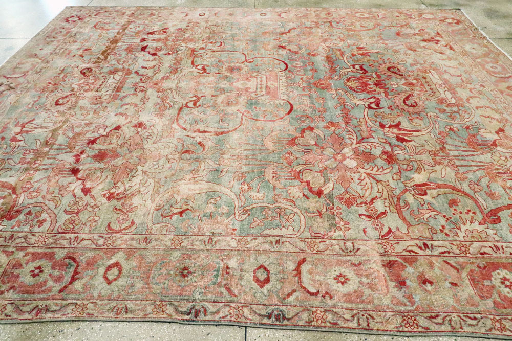 Antique Persian Mahal Carpet, No.24654 - Galerie Shabab