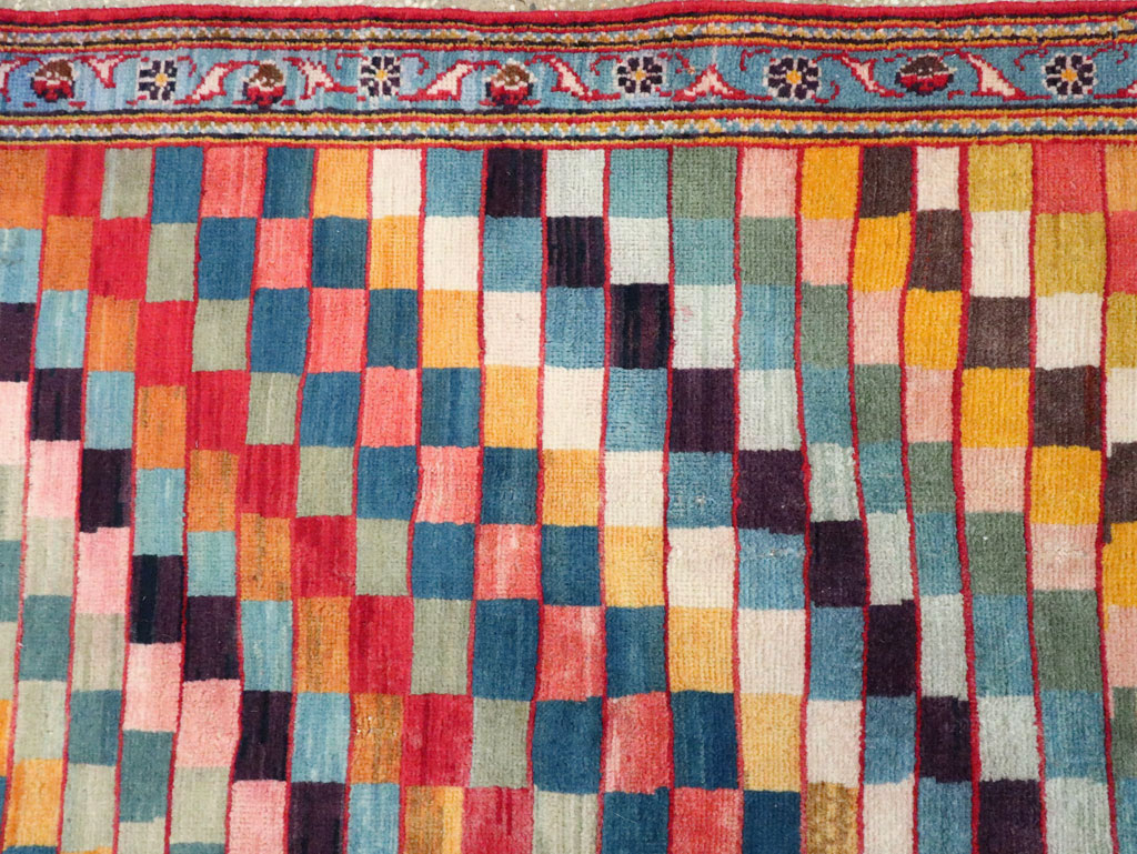 Vintage Persian Kashan Art Deco Rug, No.24661 - Galerie Shabab