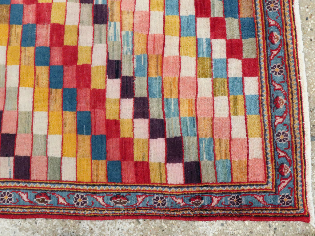 Vintage Persian Kashan Art Deco Rug, No.24661 - Galerie Shabab