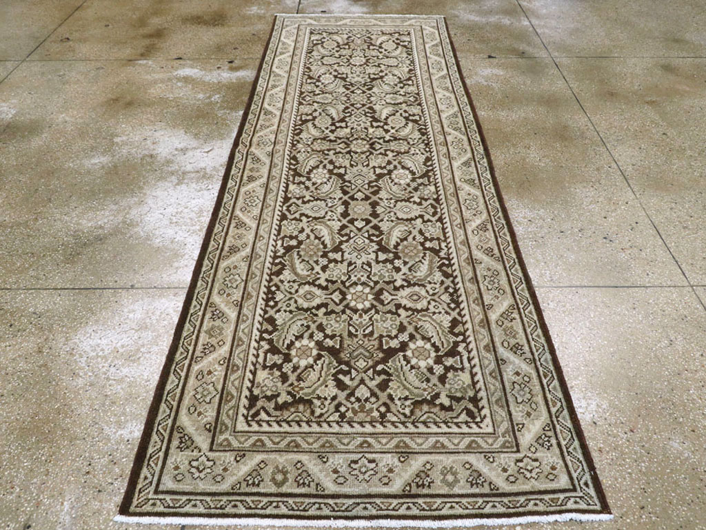 Antique Persian Mahal Runner, No.24662 - Galerie Shabab